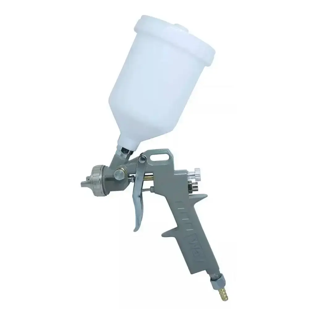 Pistola de pintura gravidade 600 ML com 3 bicos 1,2 - 1,5 e 1,8 MM IWPPG-3B ImportWay — fotografia 4
