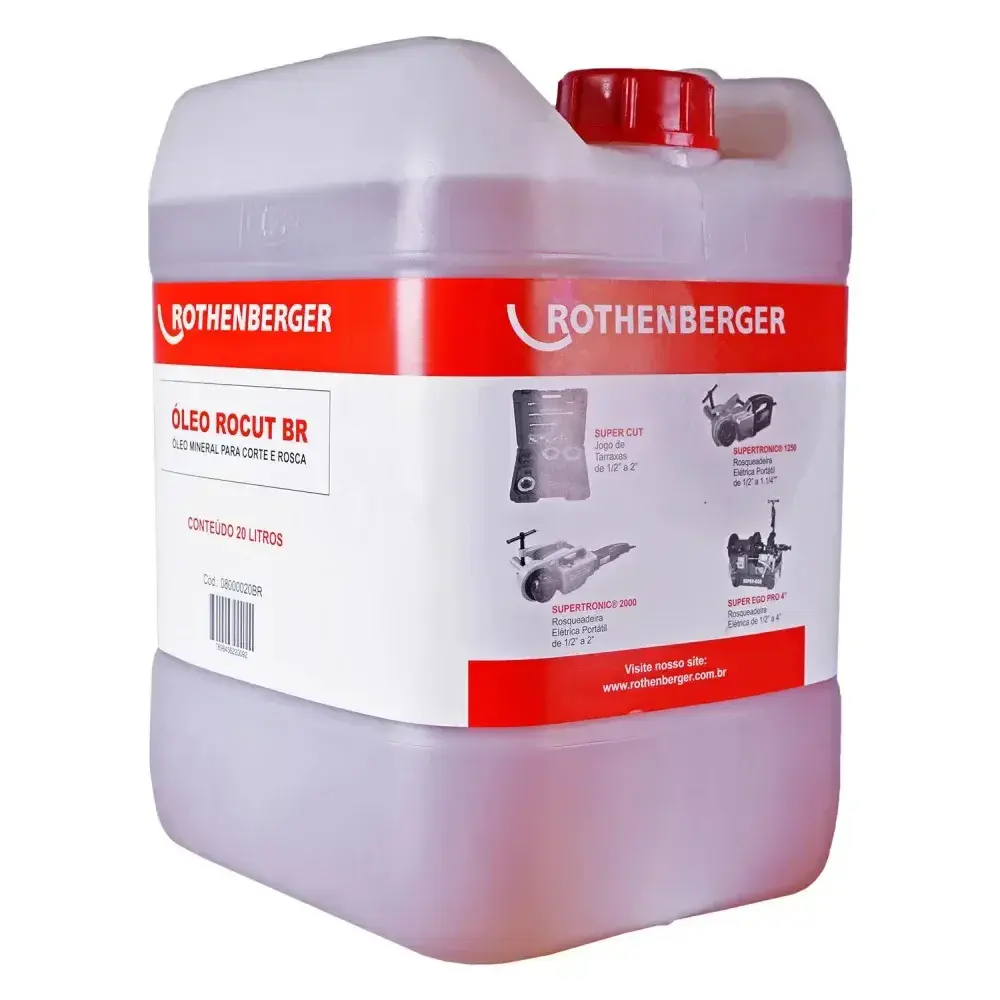 Óleo para rosca e corte galão 20L rocut br rothenberguer Rothenberger — fotografia 6
