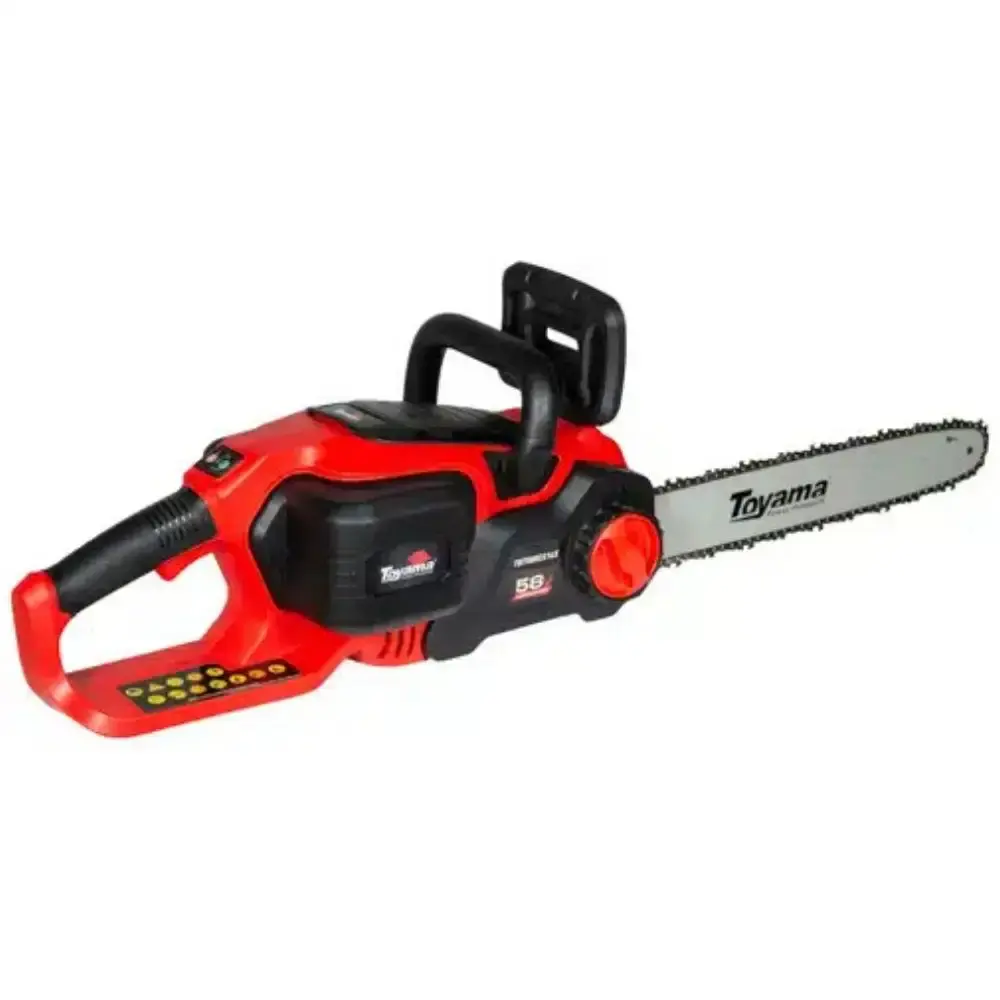 Motosserra a bateria 18V sabre 16POL 1400W e carregador Toyama — fotografia 4