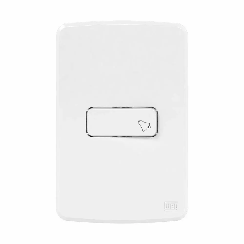 Pulsador de campainha 4X2 10A branco da WEG