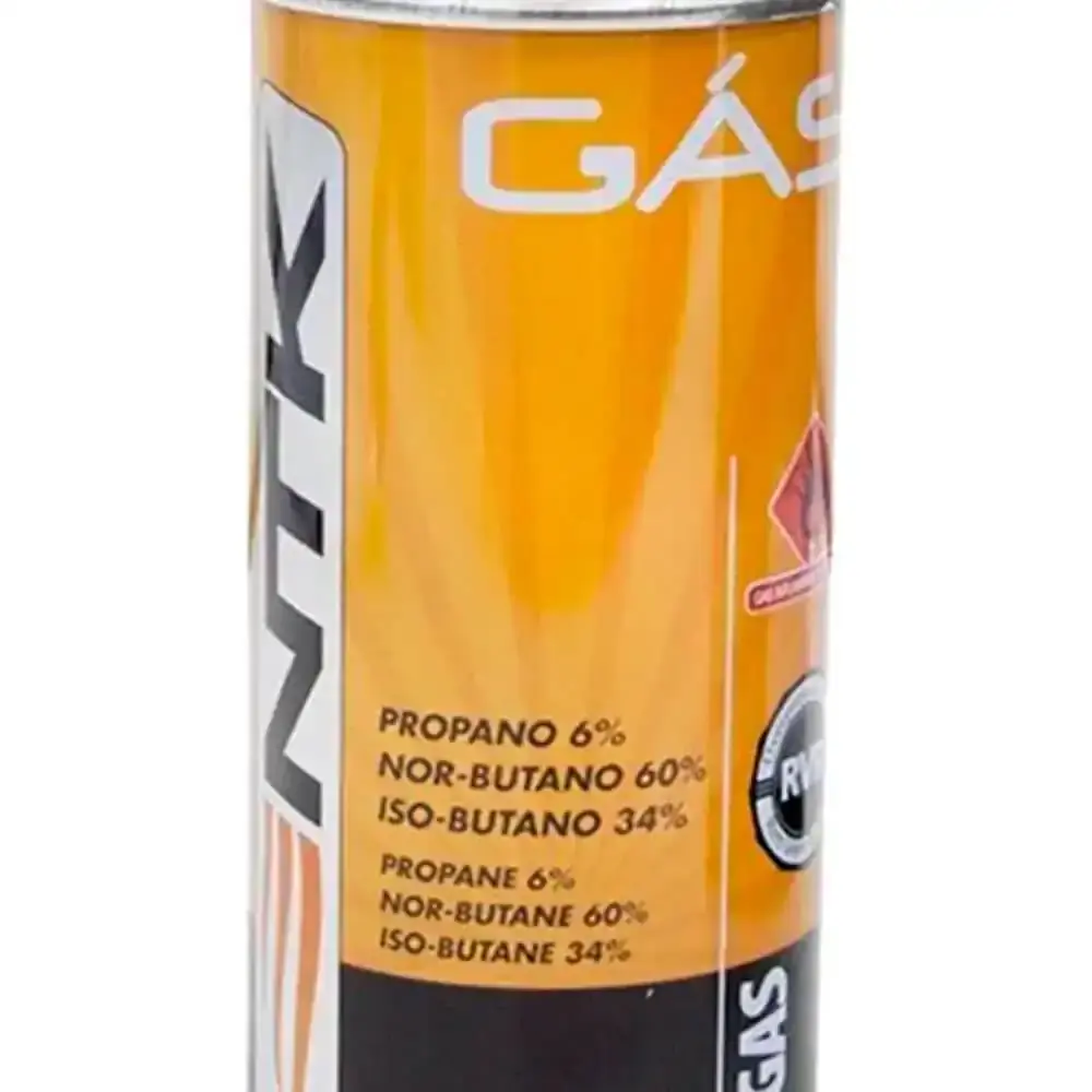 Cartucho gás butano 227 GR refil maçarico e fogão 4 unidades Nautika — fotografia 4