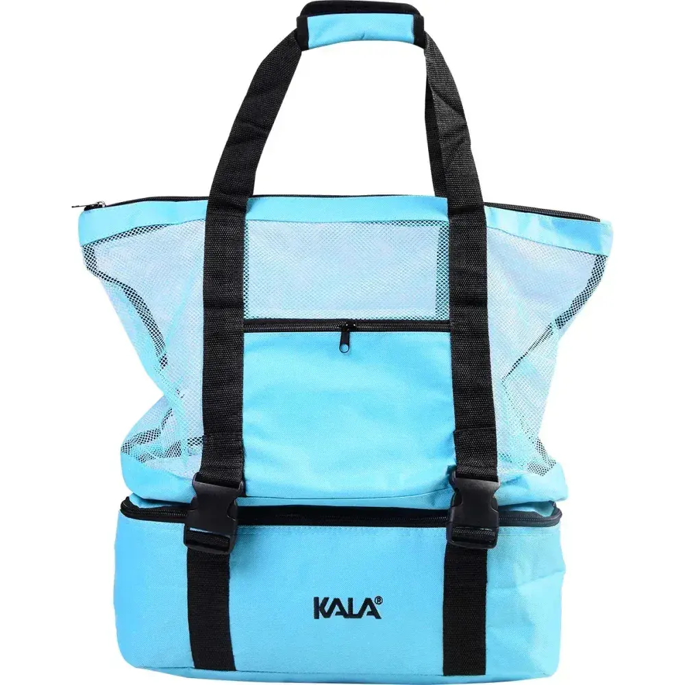 Bolsa térmica sintética 2 em 1 azul 35L Kala — fotografia 6