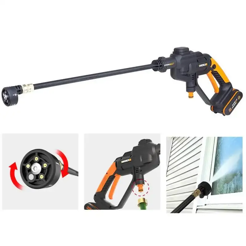 Lavadora de alta pressão a bateria 20V com bateria e carregador WG620E Worx Bivolt — fotografia 3
