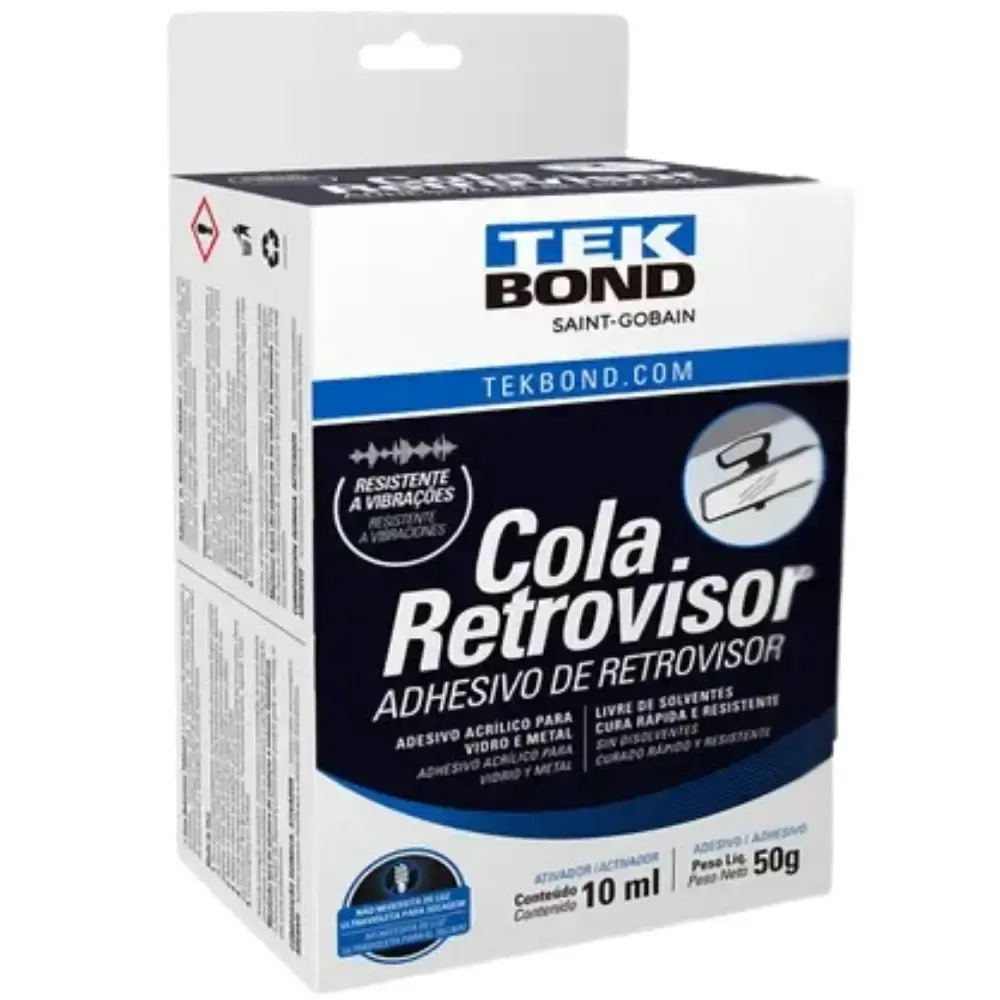 Cola adesivo para retrovisor 10ML / 50G tekbond TEK Bond — fotografia 4