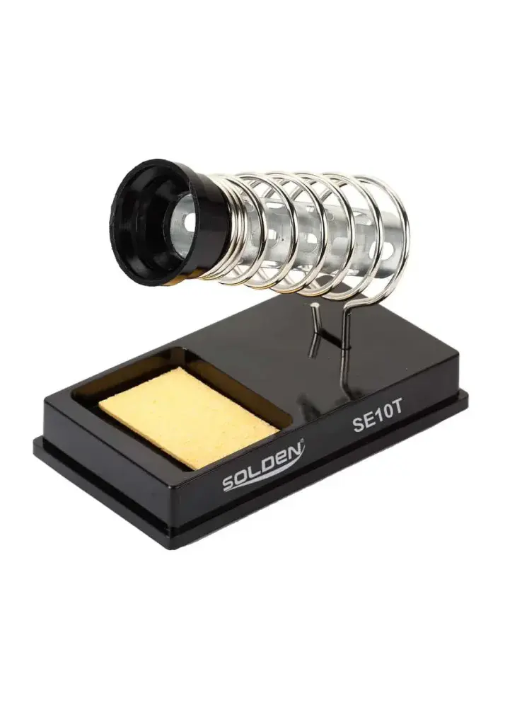 Suporte para ferro de solda SE10T com compartimento para esponja Solden — fotografia 2