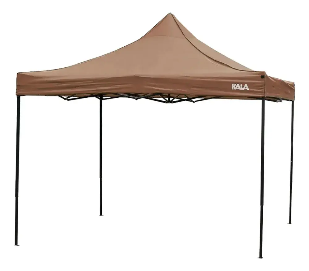 Gazebo dobravel pagoda 3X3M marrom 341648 Kala — fotografia de referência