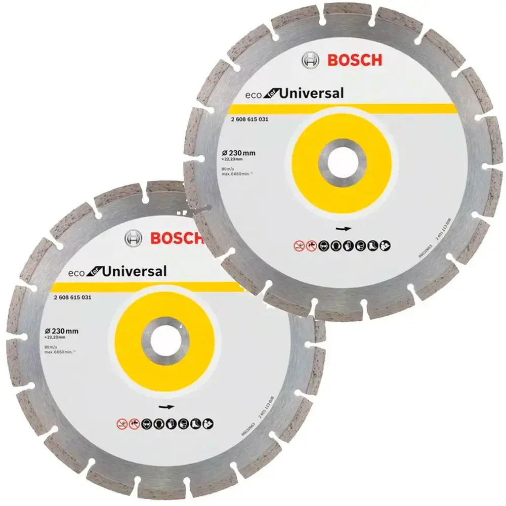 Disco diamantado segmentado 230X22.23MM 2608615031 2 peças Bosch