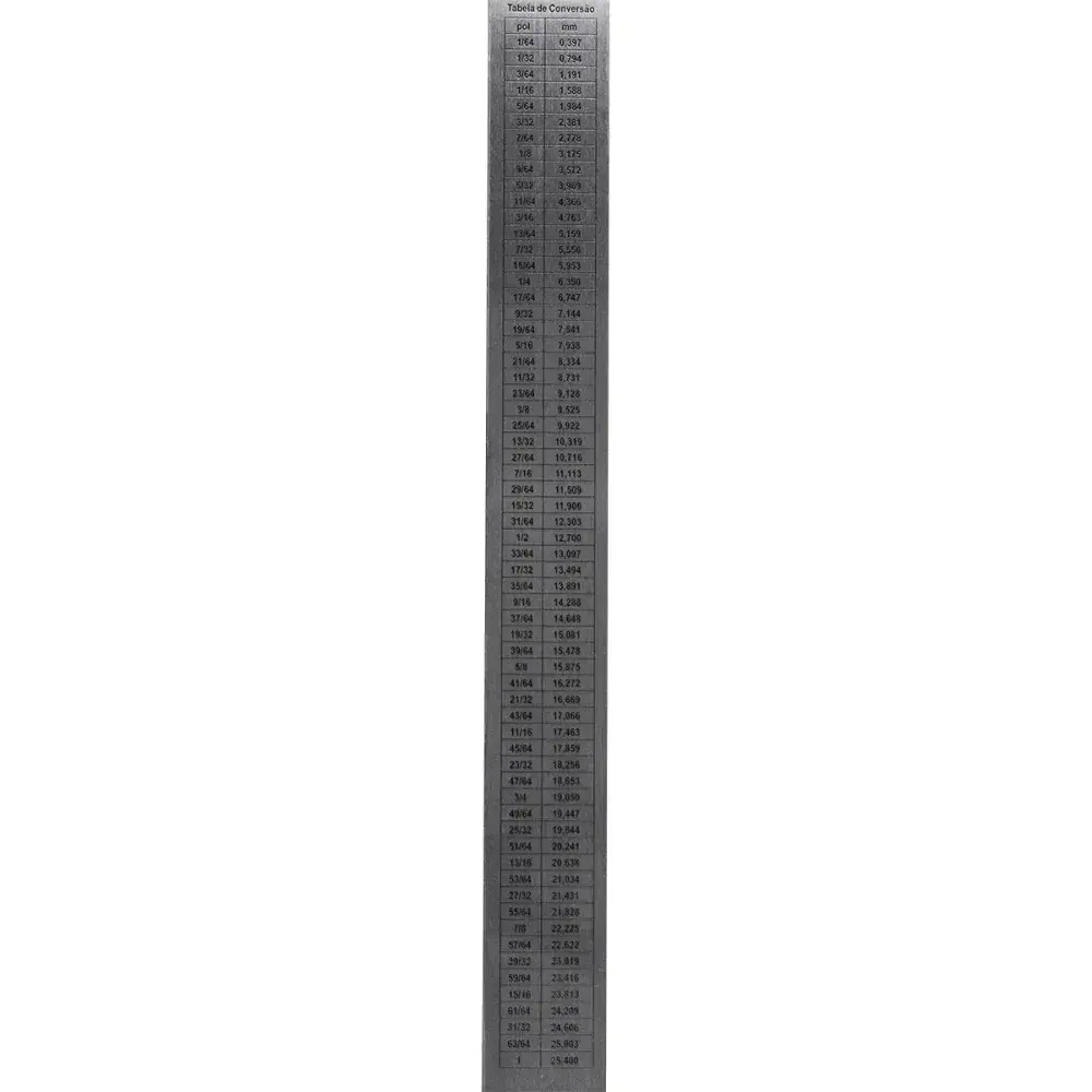 Escala métrica de aço inox 2000MM Bumafer — fotografia 6