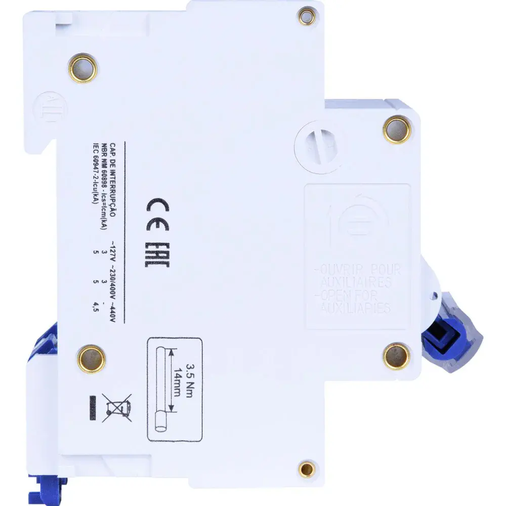 Disjuntor bipolar WEG din curva c 100A 3KA — fotografia 3