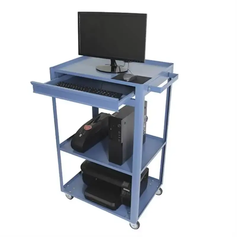 Rack aberta para computador com gaveta para teclado NR-1 nocran Marcon — fotografia de referência