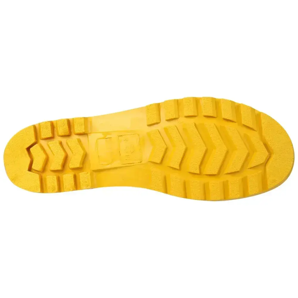 Bota pvc azul/amarela cano longo com polaina N°35 Worker — fotografia 11