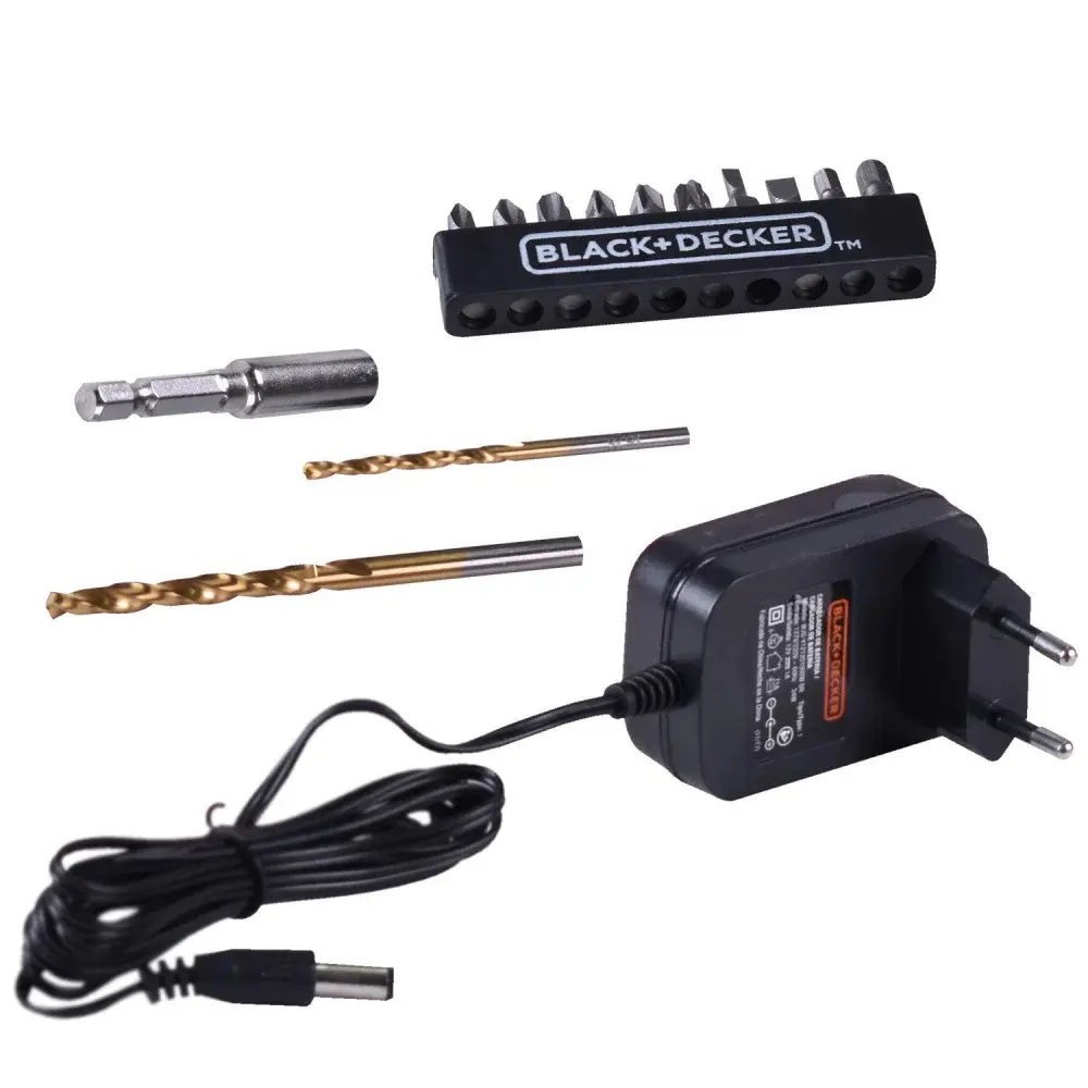 Parafusadeira furadeira à bateria 3/8 12V biv blackdecker Black & Decker — fotografia 4