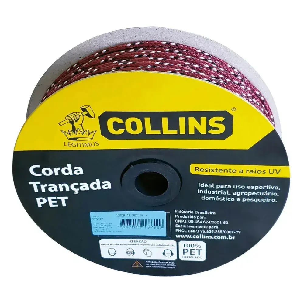 Corda pet trançada 97M/ 6MM Collins — fotografia 2