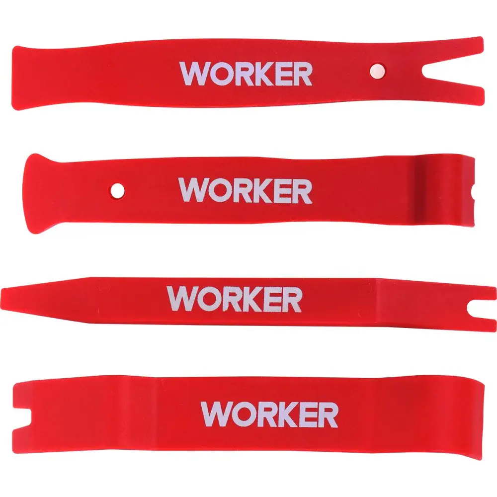 Sacador/espátula nylon para remover forro 4 peç Worker — fotografia 3