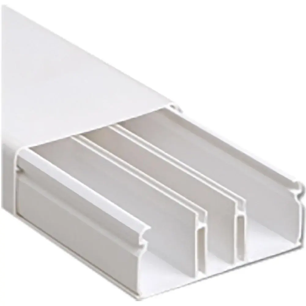Canaleta 50X20X2000M divisória com dupla face branco Ilumi