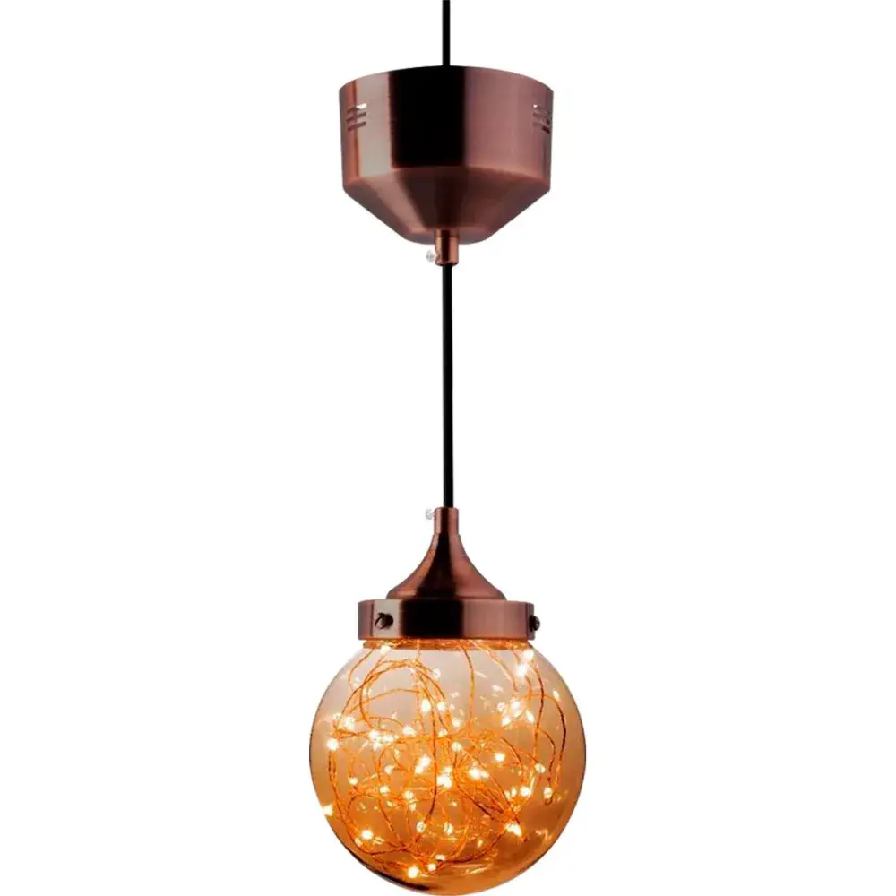 Luminária pendente ara led 5W âmbar Taschibra — fotografia de referência