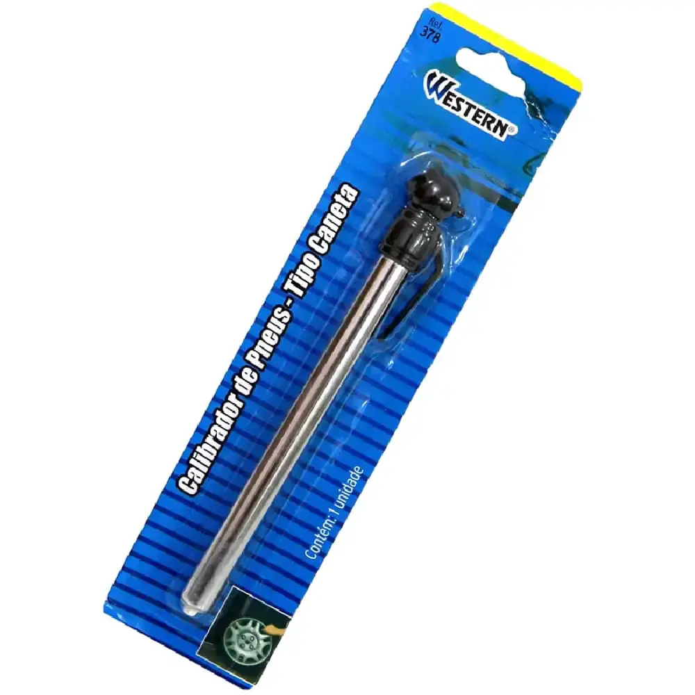 Calibrador de pneus 50 libras tipo caneta 378 Western — fotografia 5