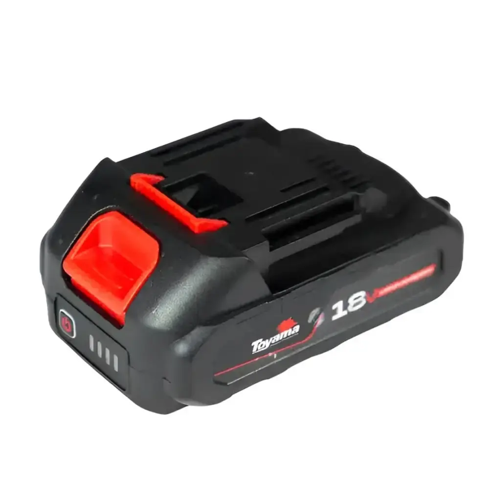 Bateria de lítio 18V 2AH com indicador de carga Toyama — fotografia de referência