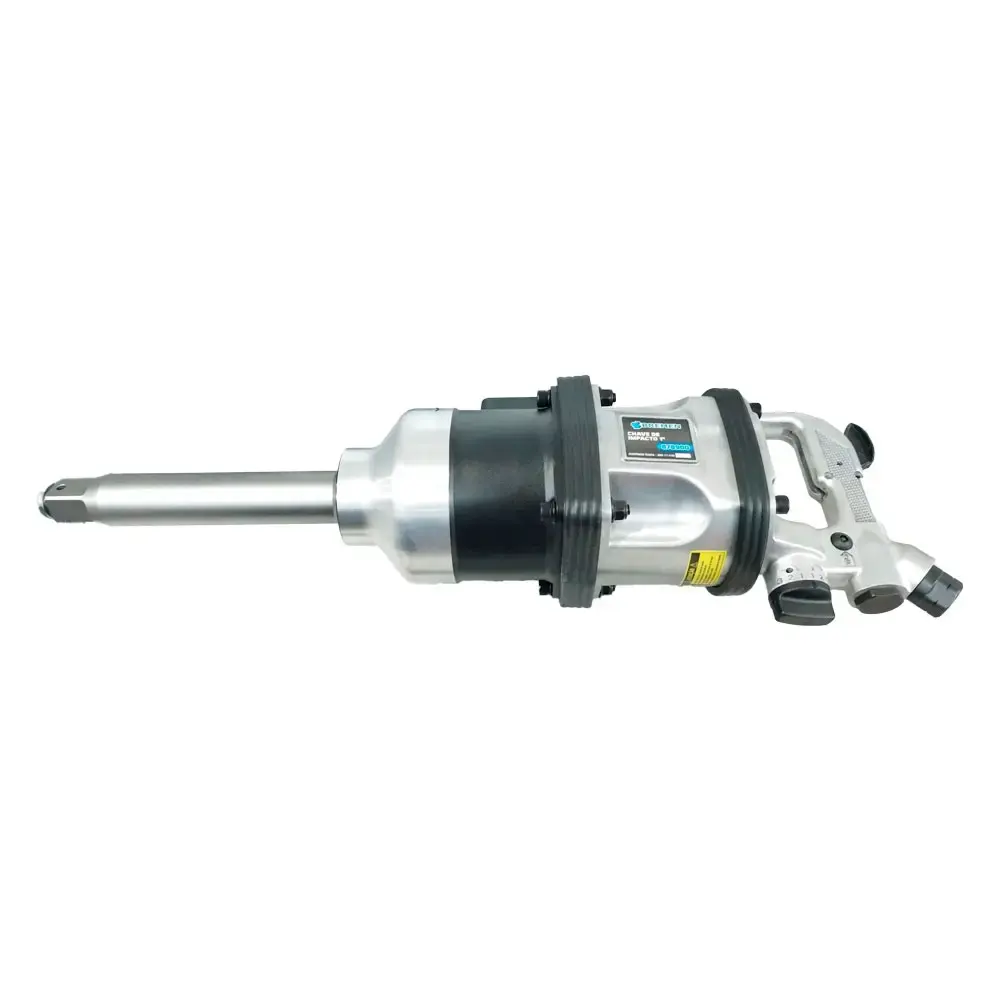 Chave de impacto pneumática 1 POL 4200 nm com maleta e soquetes Bremen — fotografia 2
