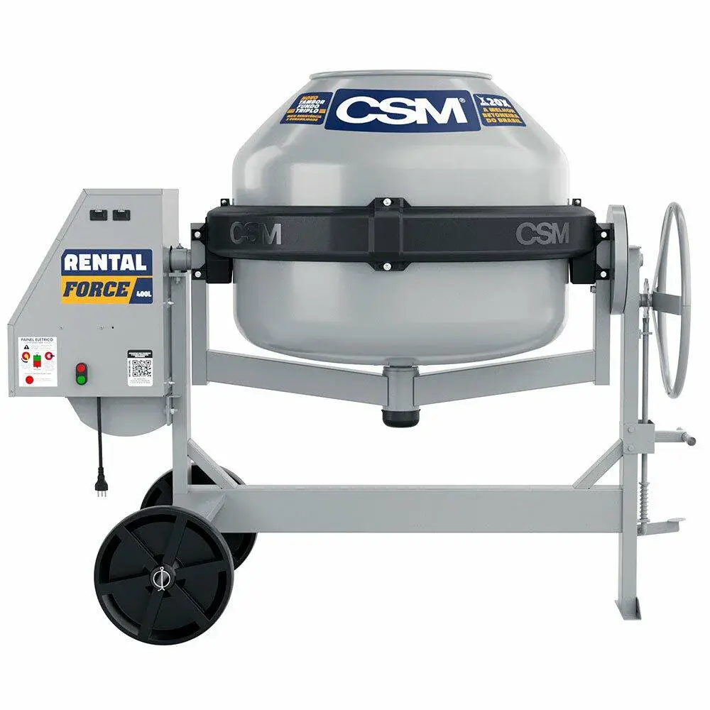 Betoneira rental force mono 400L 220V CSM — fotografia 8