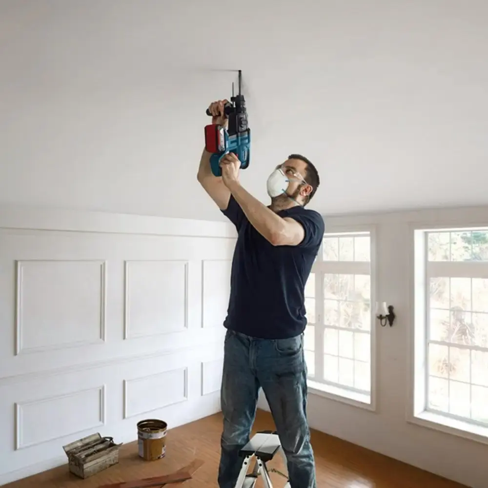 Martelete plus 18V 2,3KG brushless GBH 180-LI com bateria 4AH Bosch — fotografia 7