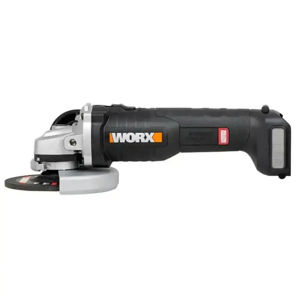 Esmerilhadeira angular brushless com bateria 20V 4,0AH e carregador bivolt worx Positec — fotografia 2