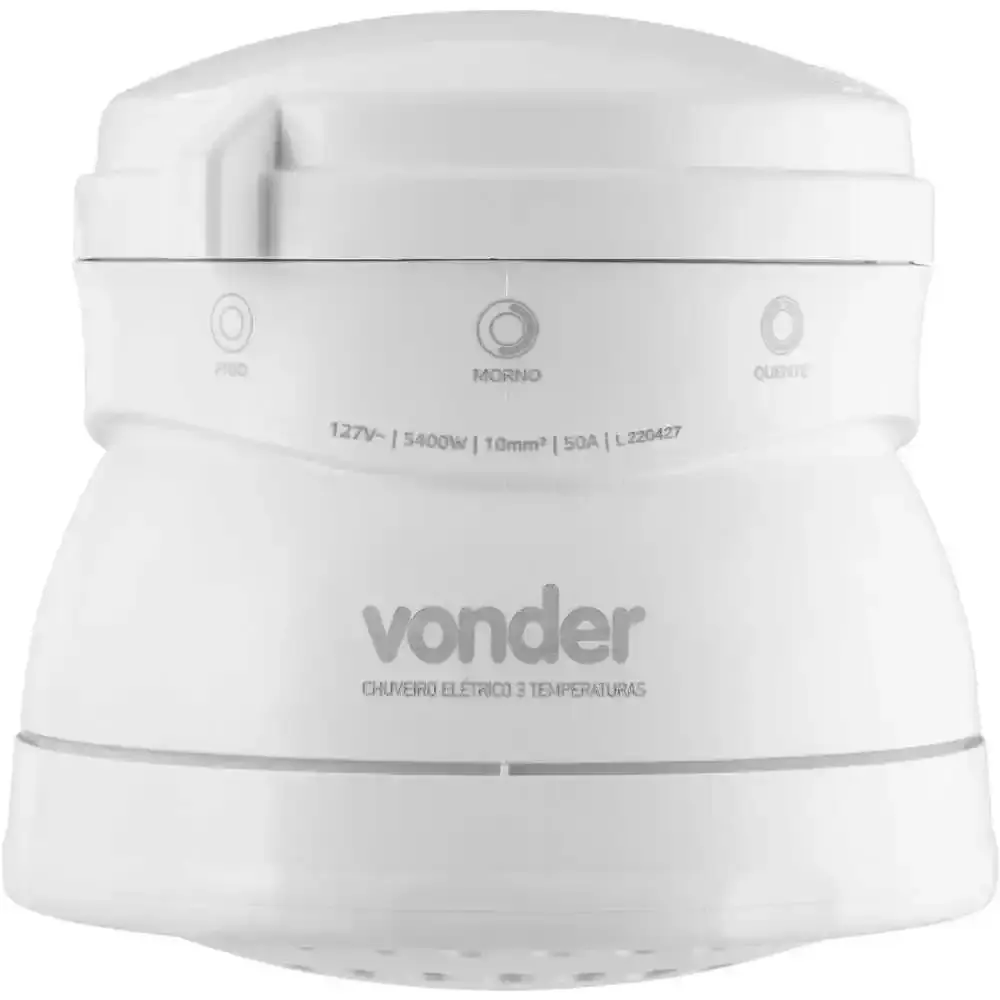 Ducha 3 temperaturas 5400W branca Vonder