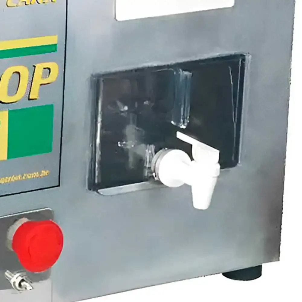 Engenho moenda para cana rolos de inox cana shop 60 elétrica Maqtron 110 V — fotografia 3