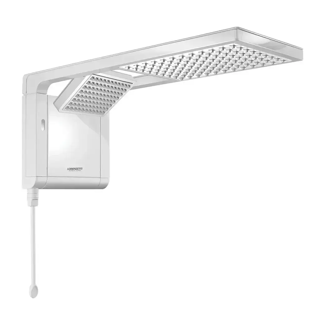 Chuveiro acqua duo flex branco 40MCA 6800W 220V lorenzetti Lorenzetti Duchas — fotografia de referência