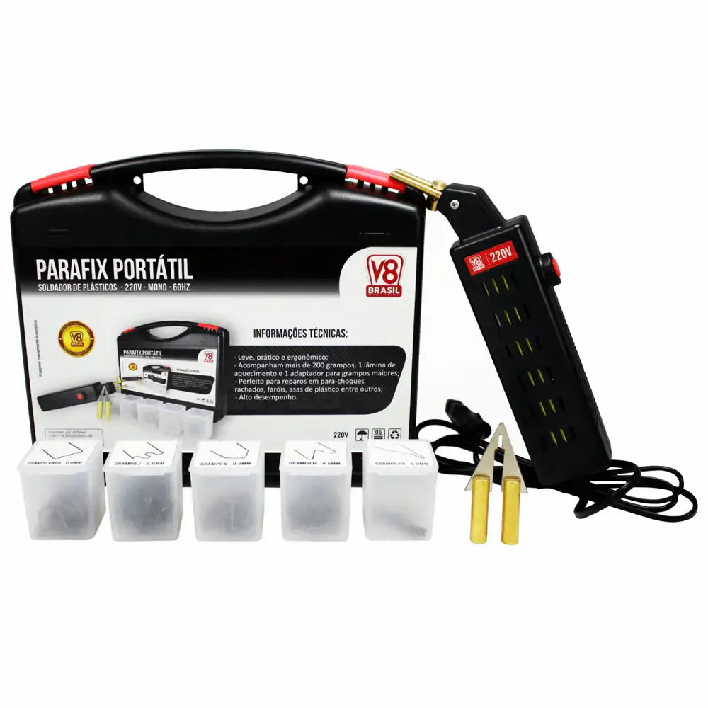 Soldador de para-choque parafix portátil 220V 20111 V8 — fotografia de referência