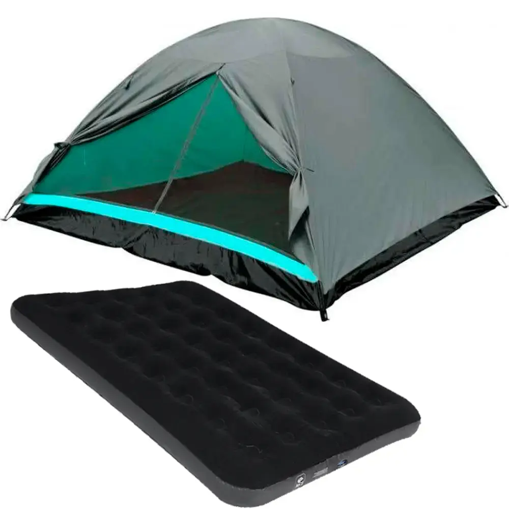 Barraca camping dome 6 pessoas premium + colchão BEL