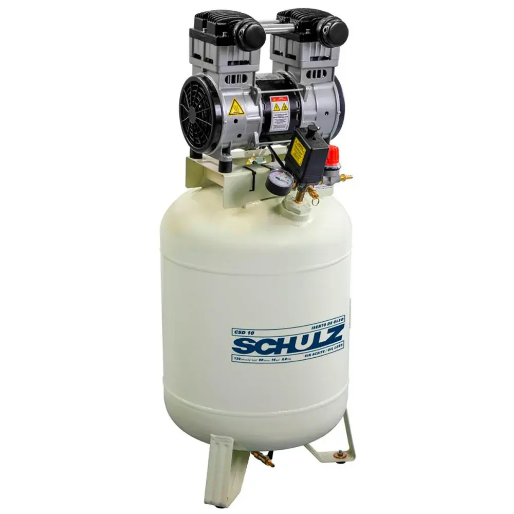 Motocompressor isento de oléo csd 220V 10PCM 60L 2HP Schulz