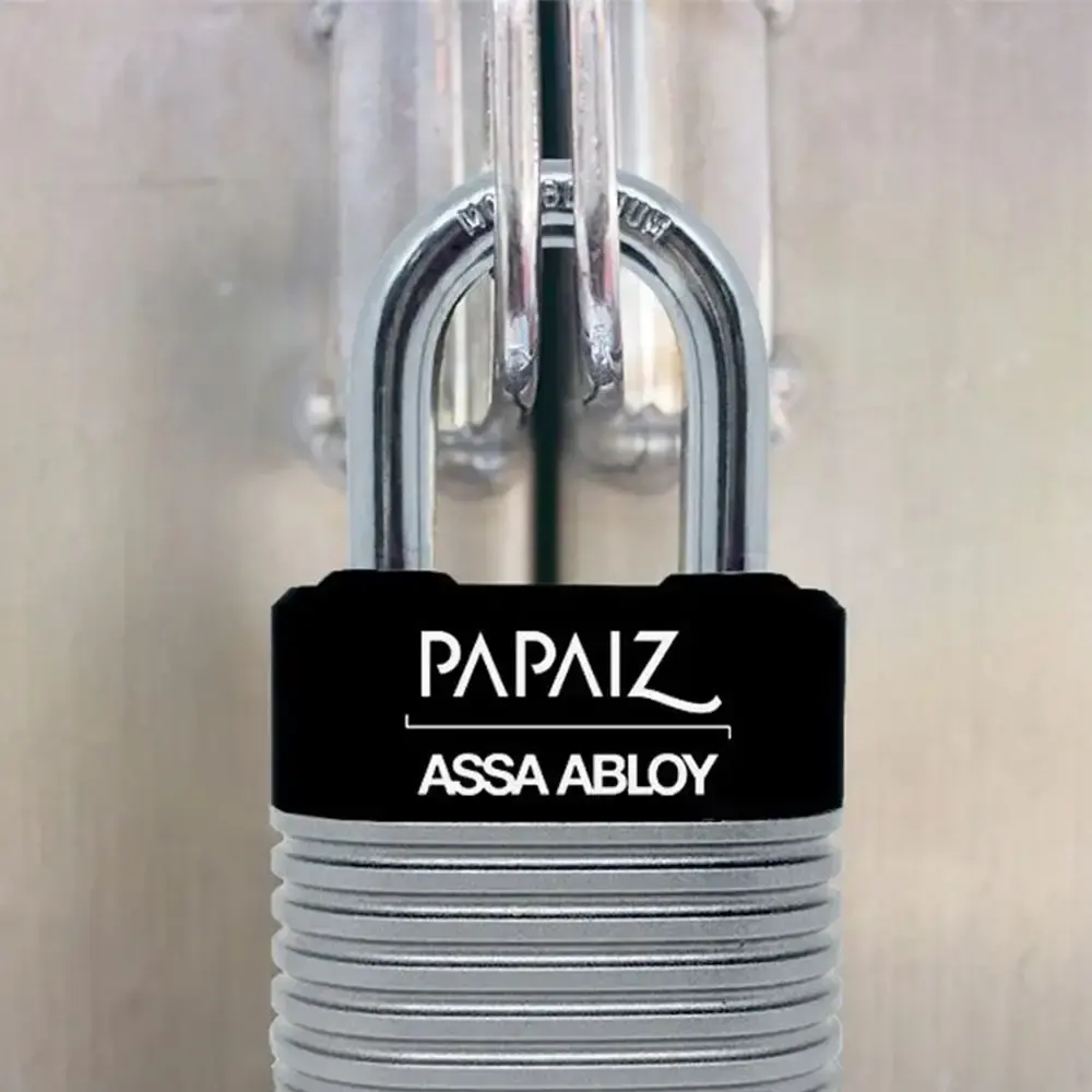 Cadeado de Aço Laminado Com Capa de Alta Proteção nº 40 01148401SM PAPAIZ — fotografia 5
