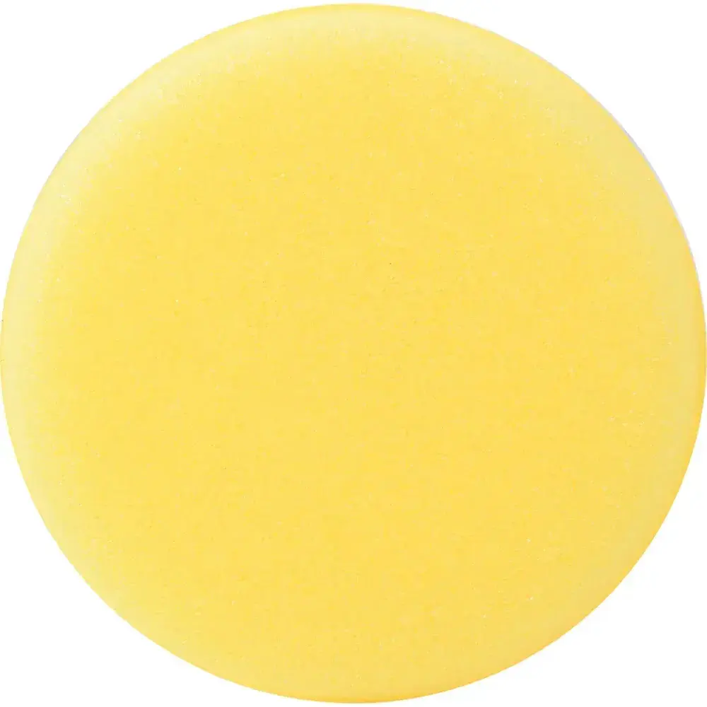 Aplicador de cera automotiva espuma amarela 120MM Worker — fotografia 8