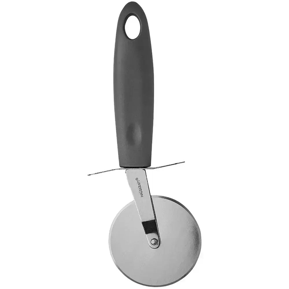 Kit 3 cortadores de pizza 20,55 CM cinza em aço inox UTEN-055 hauskraft — fotografia 2