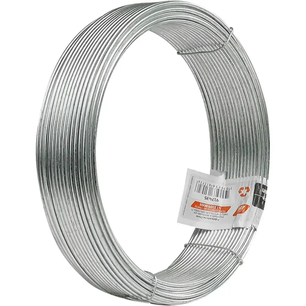 Arame liso bwg 14 2,11MM galvanizado Acerosid — fotografia 5