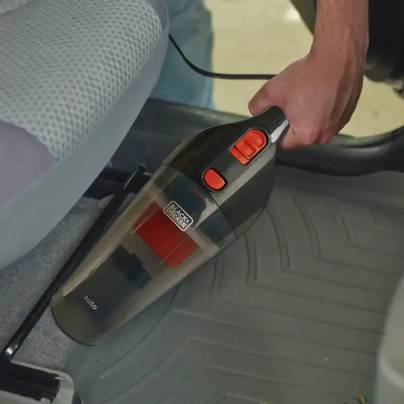 Aspirador de pó portátil 12V para automóveis 2 acessórios BDCV370-LA black & decker — fotografia 4