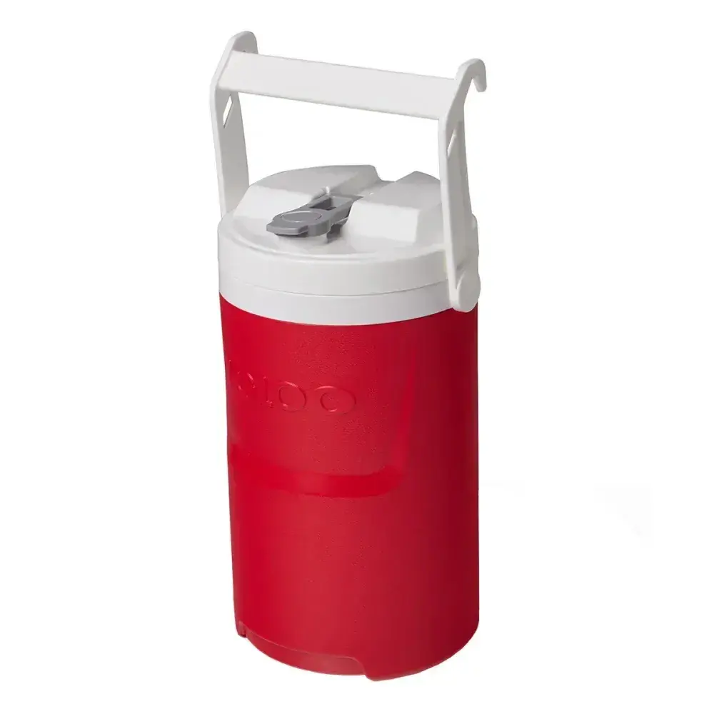 Garrafa térmica laguna 3,8L vermelha com ganchos Igloo — fotografia 5