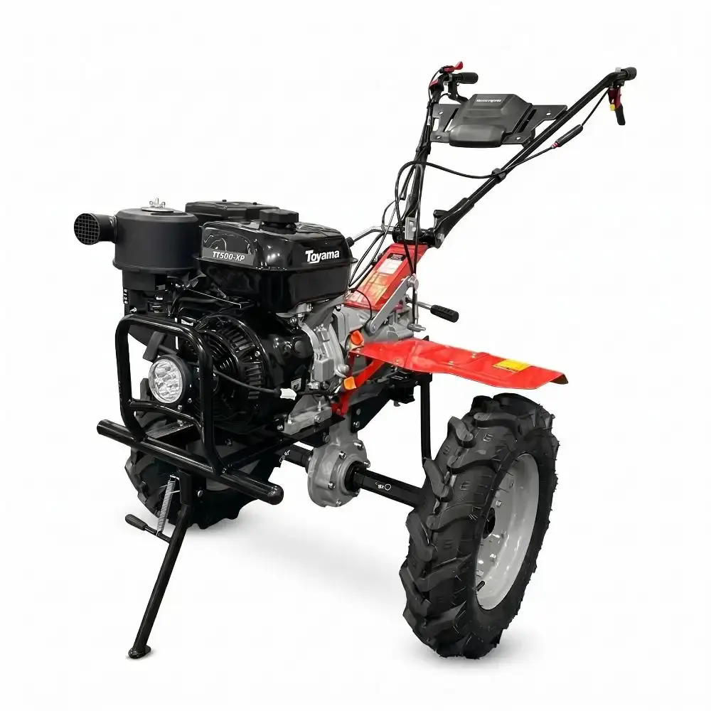 Motocultivador a Gasolina c Rodas e Enxadas 4T 15HP TT150R-XP TOYAMA — fotografia 3