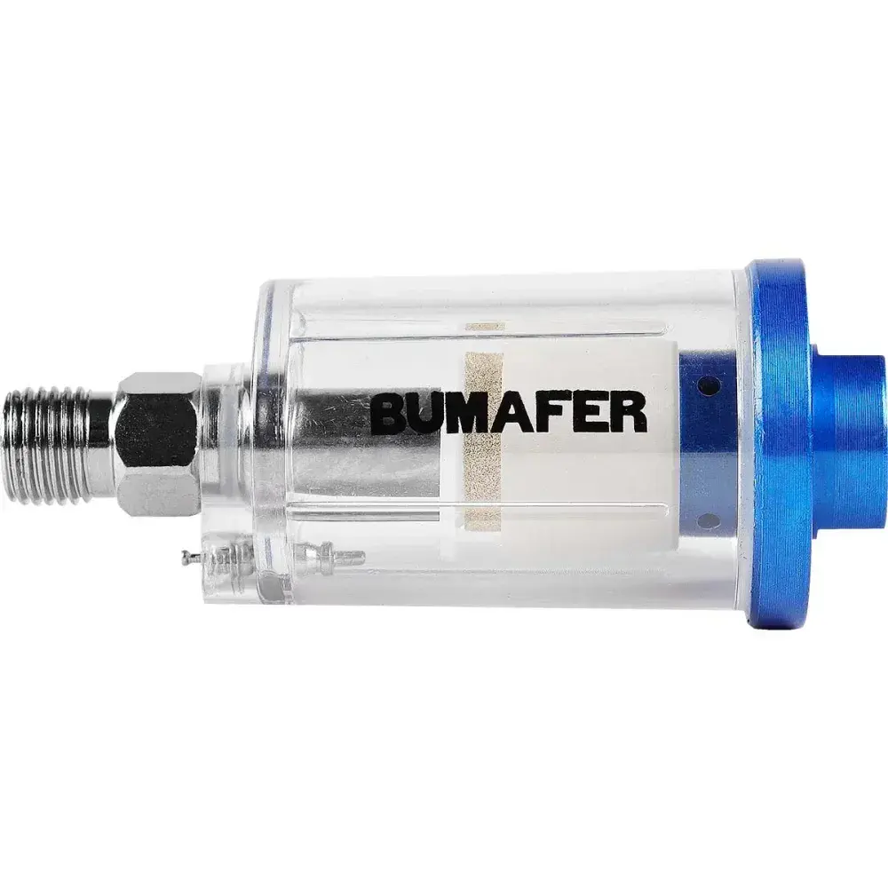 Mini filtro de ar 1/4" 350L para pistola Bumafer — fotografia 6