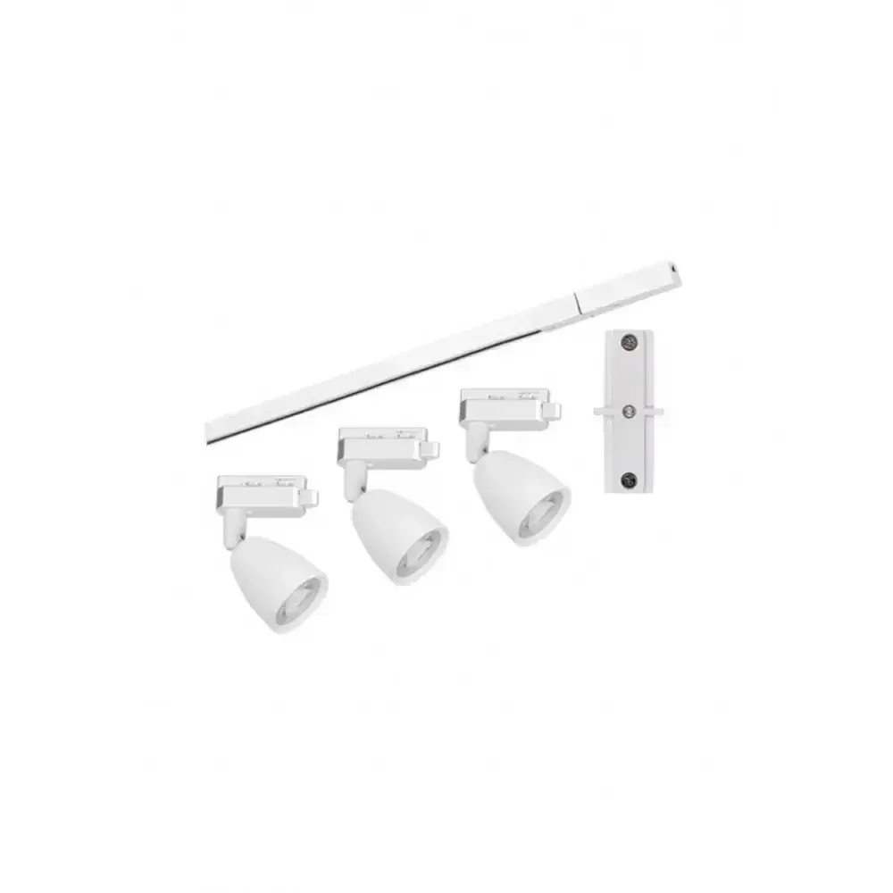 Kit trilho led MR16 3X6W 3000K branco biv Taschibra — fotografia 2