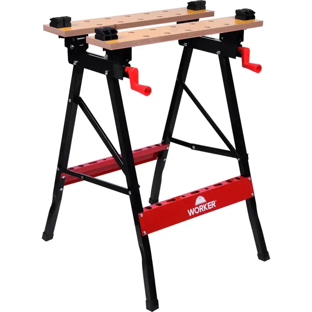 Bancada multiúso dobrável com peç elásticas 100KG Worker — fotografia 8