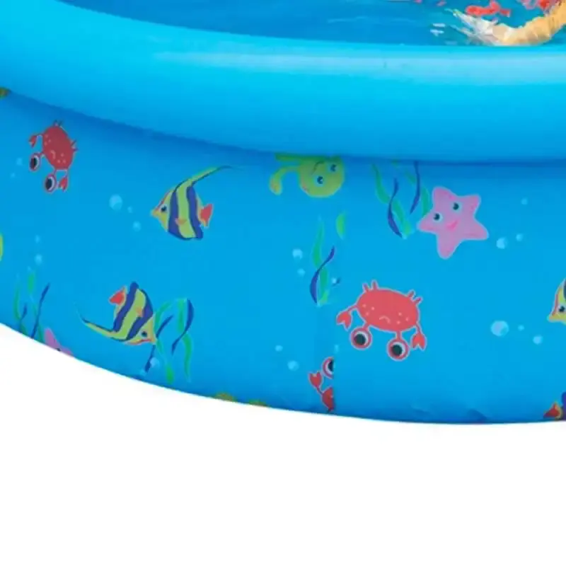 Piscina inflável infantil estampada 500 litros 150 x 38 CM 50033 BEL + bomba — fotografia 4