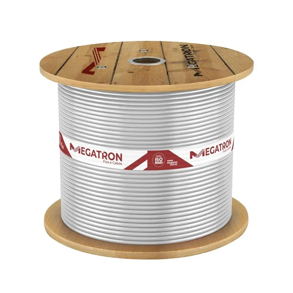 Cabinho flexível 4,0MM x 800M branco 750V Megatron