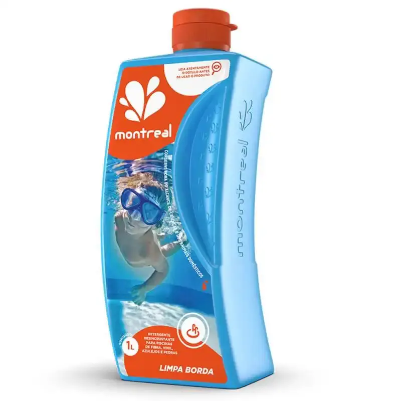 Limpa borda para piscina e hidrotaques 1 litro Montreal