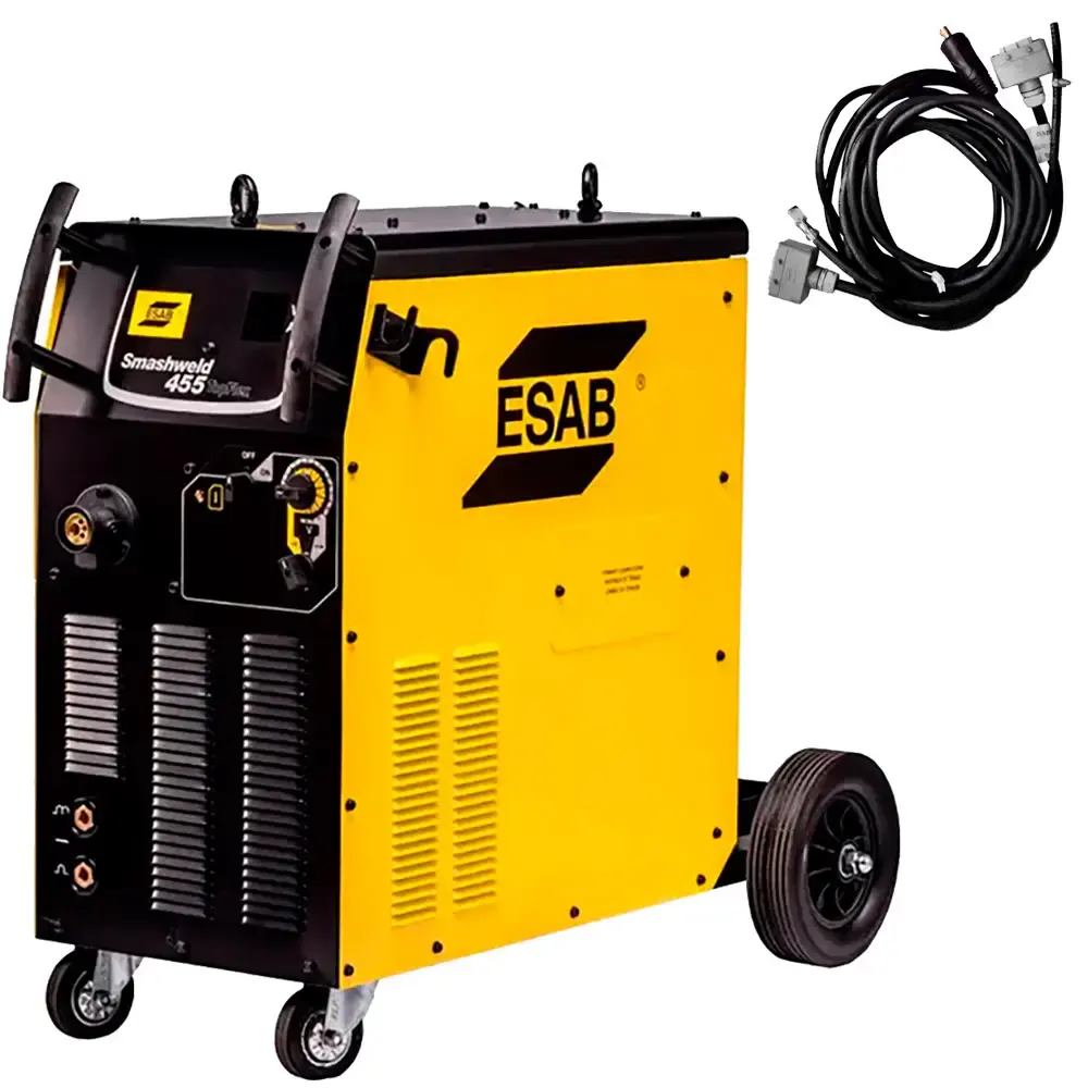 Máquina de solda MIG 445 topflex 300A à 100% com conjunto de cabos Esab