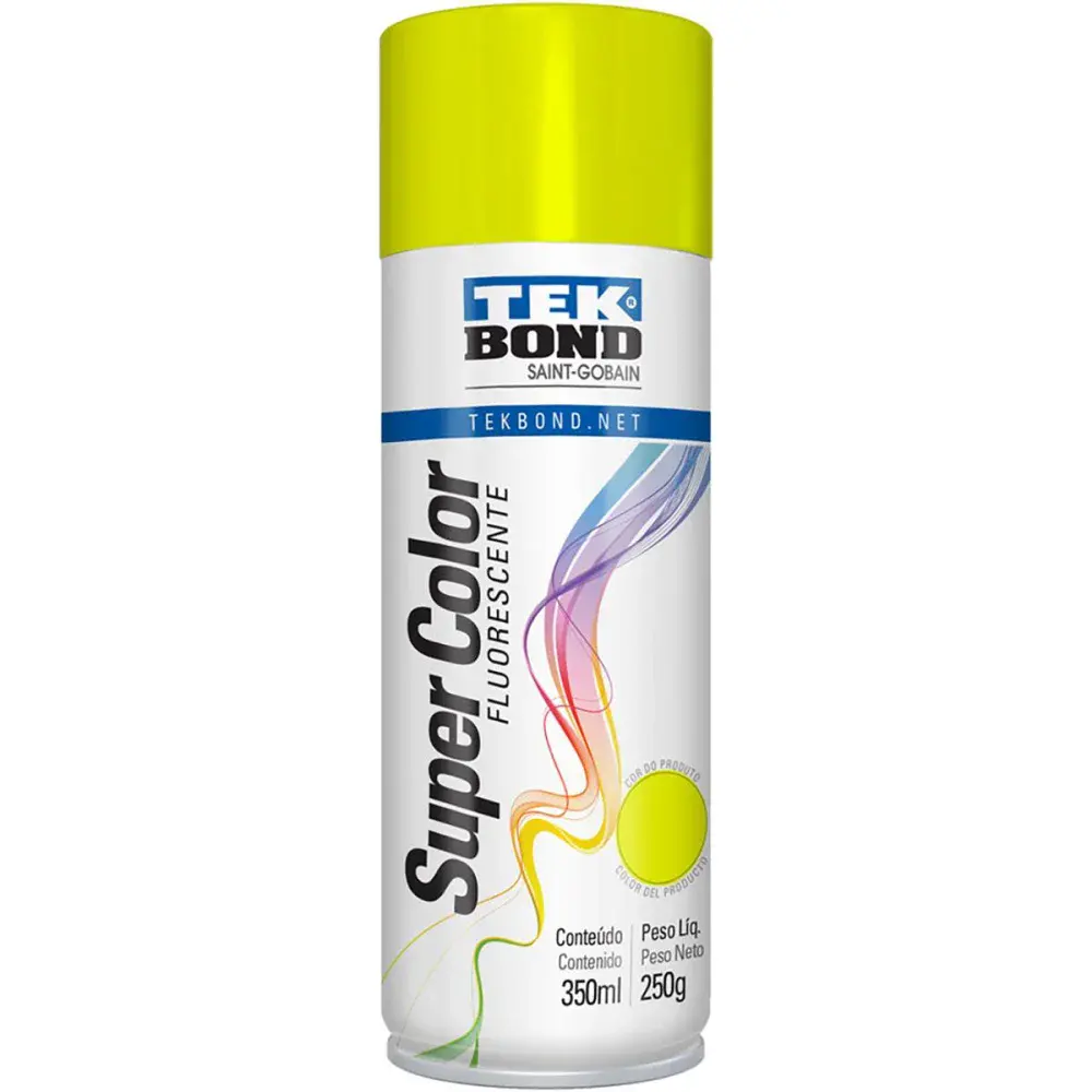 Tinta spray luminosa Tekbond amarelo 350ML — fotografia de referência