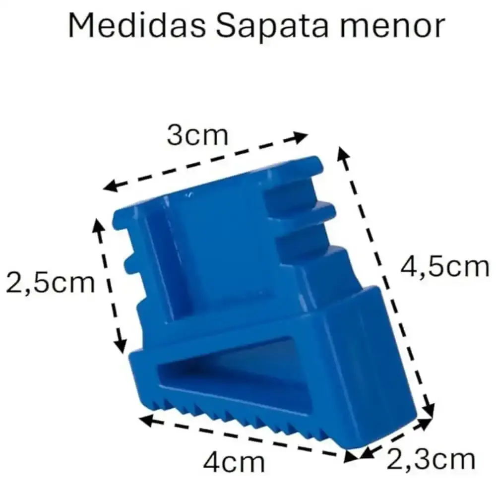 Protetor de pés para escadas com 4 unidades 6085 Mor — fotografia 4