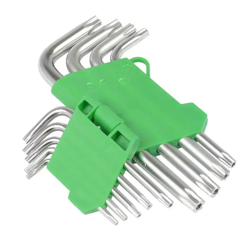Kit de chave hexalobular T-10 a T-50 Carbografite - 9 peç — fotografia 9