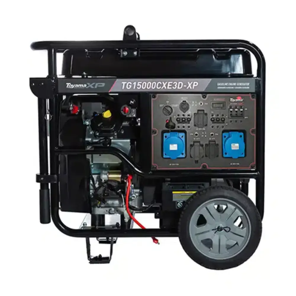 Gerador de energia gasolina 17 KVA trifásico 220V TG15000CXE3D-XP Toyama 220 V — fotografia 4